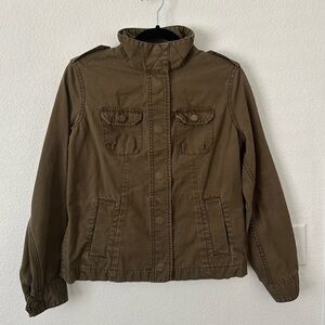 Army Green Women's Military/Utility Style Jacket Size S Hilfiger Clothing Co